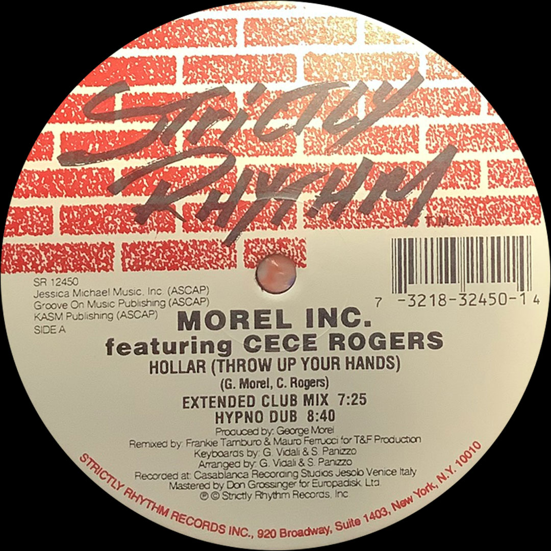 Morel Inc. Featuring CeCe Rogers ‎– Hollar (Throw Up Your Hands)